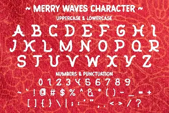 Merry Waves font