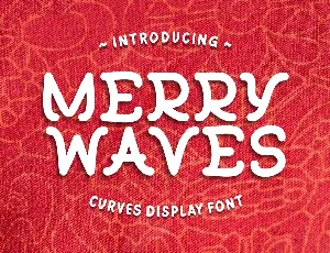 Merry Waves font