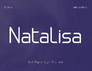 Natalisa font