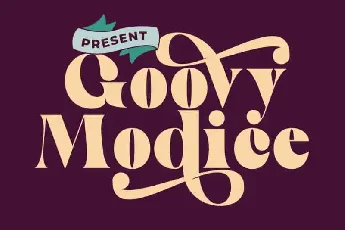 Goovy Modice Serif font