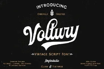 Voltury font