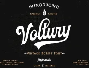 Voltury font