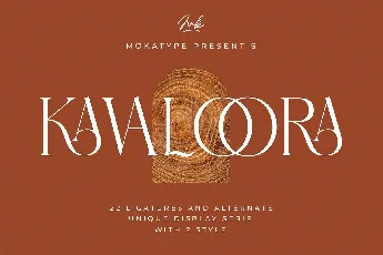 Kavaloora font