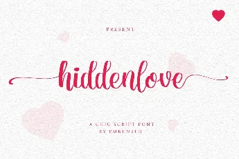 Hiddenlove font