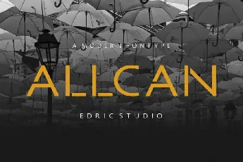 Allcan Modern font