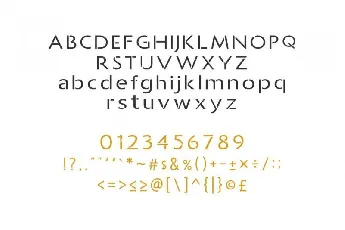 Allcan Modern font