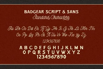 Badgear font