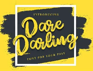 Dare Daling font