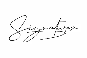 Signaturex Demo font