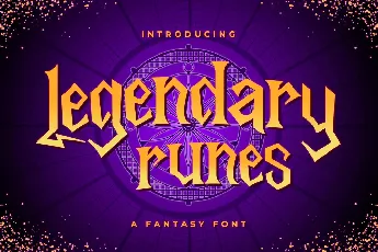 Legendary Runes Free Trial font