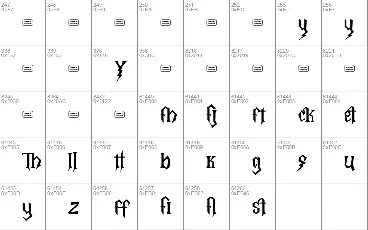 Legendary Runes Free Trial font