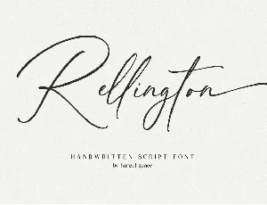 Rellington font