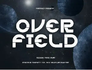 Overfield font