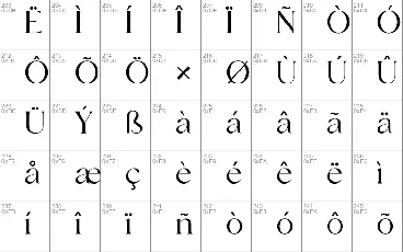 BernadineAleyshia font