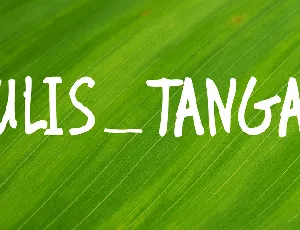 TULIS_TANGAN font