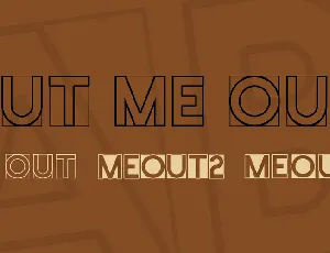 Cut Me Out font