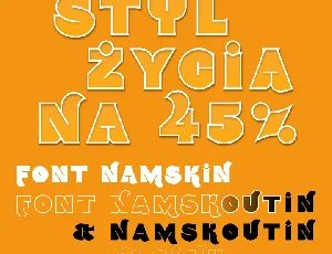 Namsk font