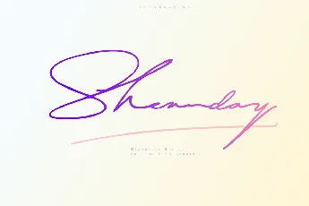 Sheanday font