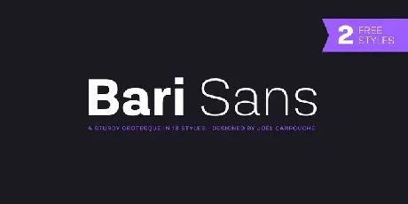 Bari Sans font