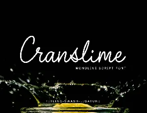 Cranslime font