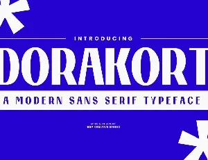 Dorakort Personal Use font