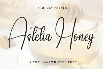 Astelia Honey Script font