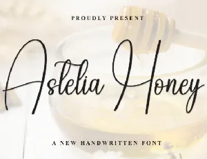 Astelia Honey Script font