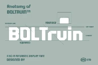 Boltruin Demo font