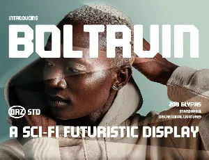 Boltruin Demo font