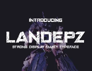 Landepz font