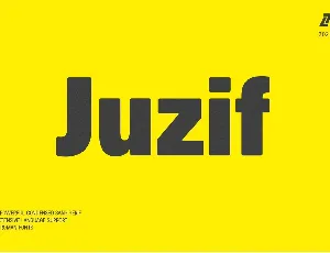 Juzif font