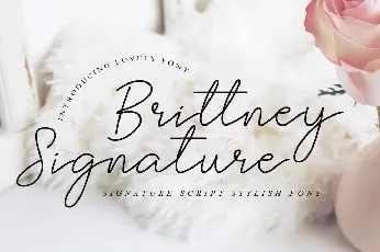 Brittney Signature font