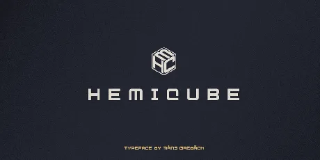 Hemicube PERSONAL USE ONLY font