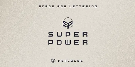 Hemicube PERSONAL USE ONLY font