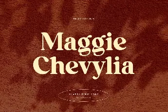 MaggieChevylia font