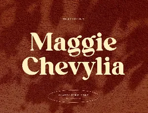 MaggieChevylia font