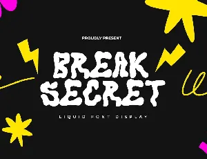 Break Secret font