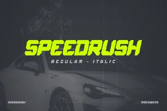 Speed Rush font