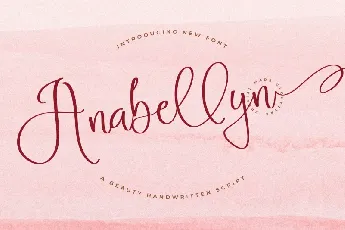 Anabellyn font