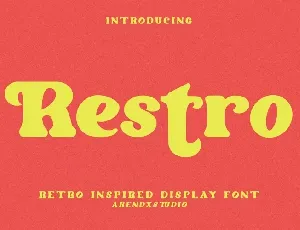 Restro font