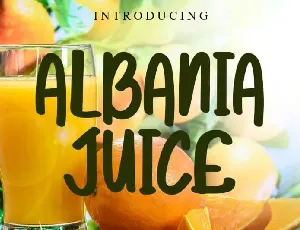 Albania Juce Display font