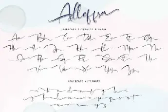 Alleffra Calligraphy font