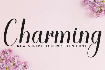 Charming Script Typeface font