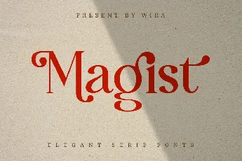 Magist font