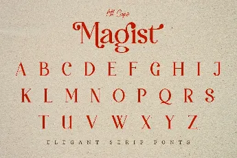 Magist font