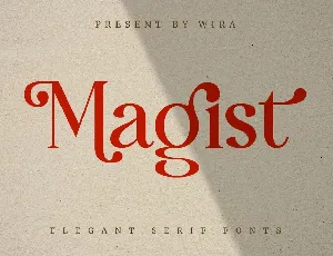 Magist font