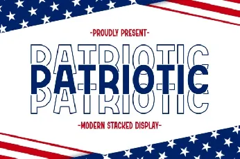 Patriotic font