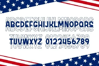 Patriotic font