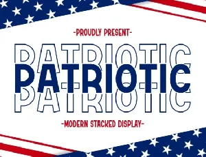 Patriotic font