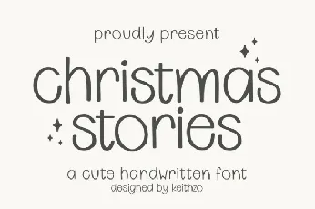 Christmas Stories Display font